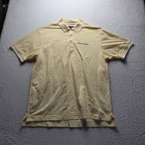 Chestnut Hill DriFast Polo Shirt Mens XL Yellow Chris-Craft Logo Knit Top